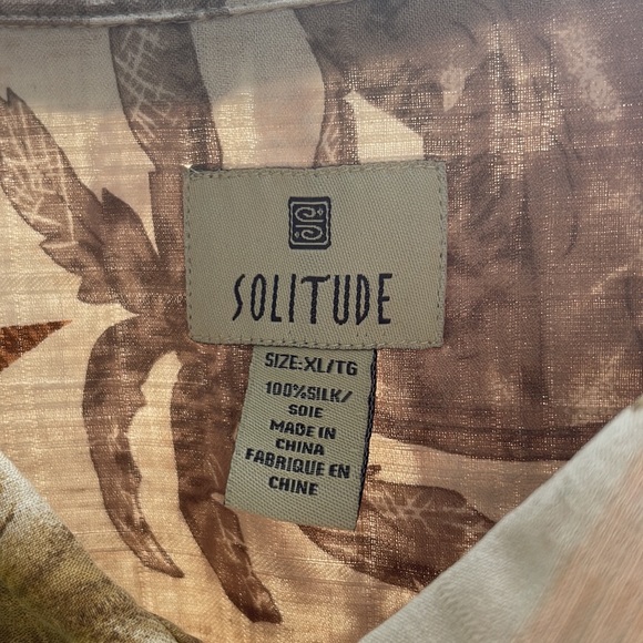 100% Silk Hawaiian Top ~ XL - Picture 4 of 10